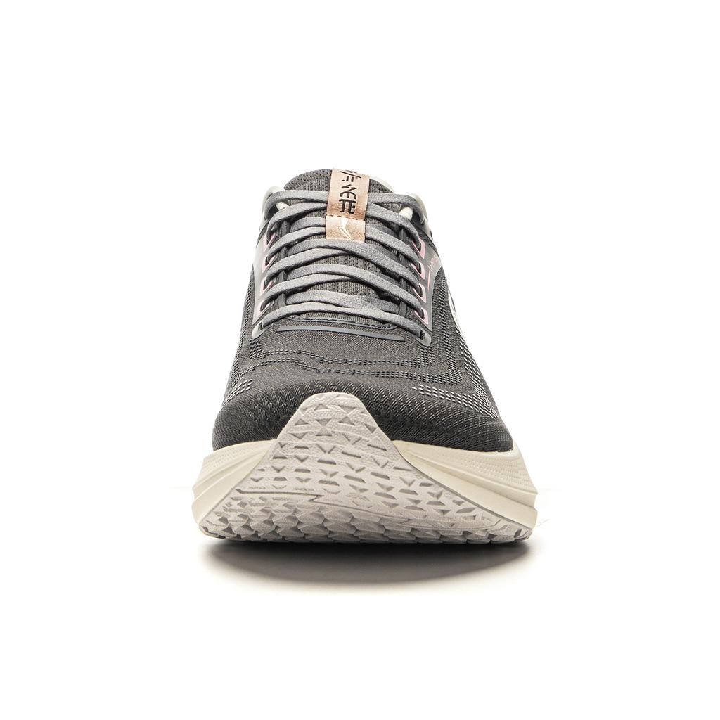 New LINING Red Hare 7 Running Shoes Women's Low Top Obsidian Gray ARPU008-3