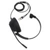 3.5mm Communication Headset ENC Noise Cancellation Corded Monaural Headset with HD Mic for PCs