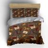 "Magical Accessories for Wizarding Adventures"  kid's and adults' bedroom decor, Exquisite three-piece bedding set gift