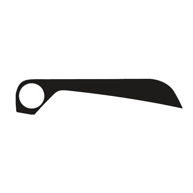 Carbon Fiber Door Anti-Kick Pad Sticker for Ford Mustang 2015-2023 Interior Protector Film