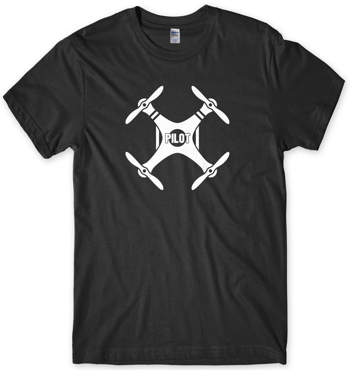 Quadcopter Drone Mens Funny Unisex T-Shirt L