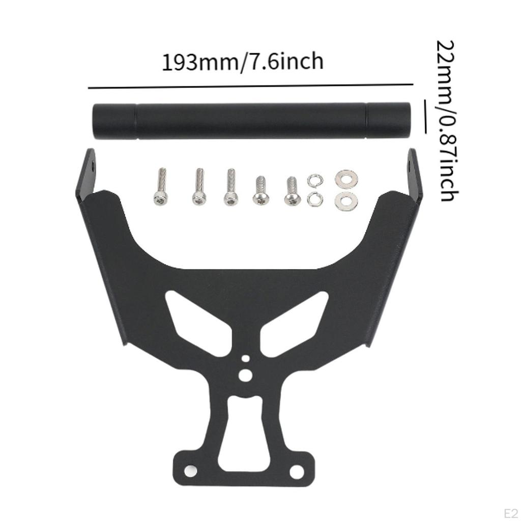 Motorcycle Phone Navigation Bracket Mounting Aluminum Alloy Mount Stand Adapter