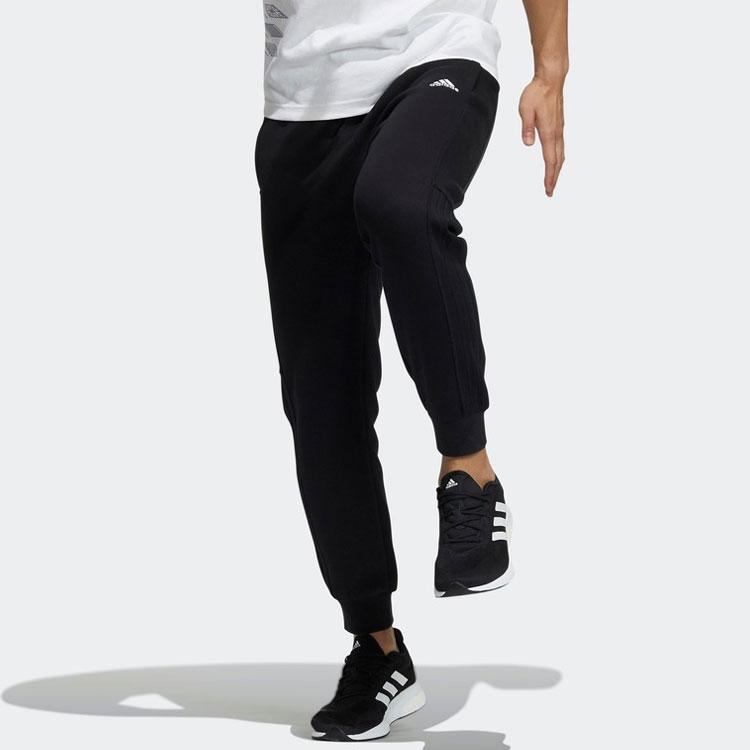 adidas Men's Woven Running Tapered Jogger Pants Black H39228
