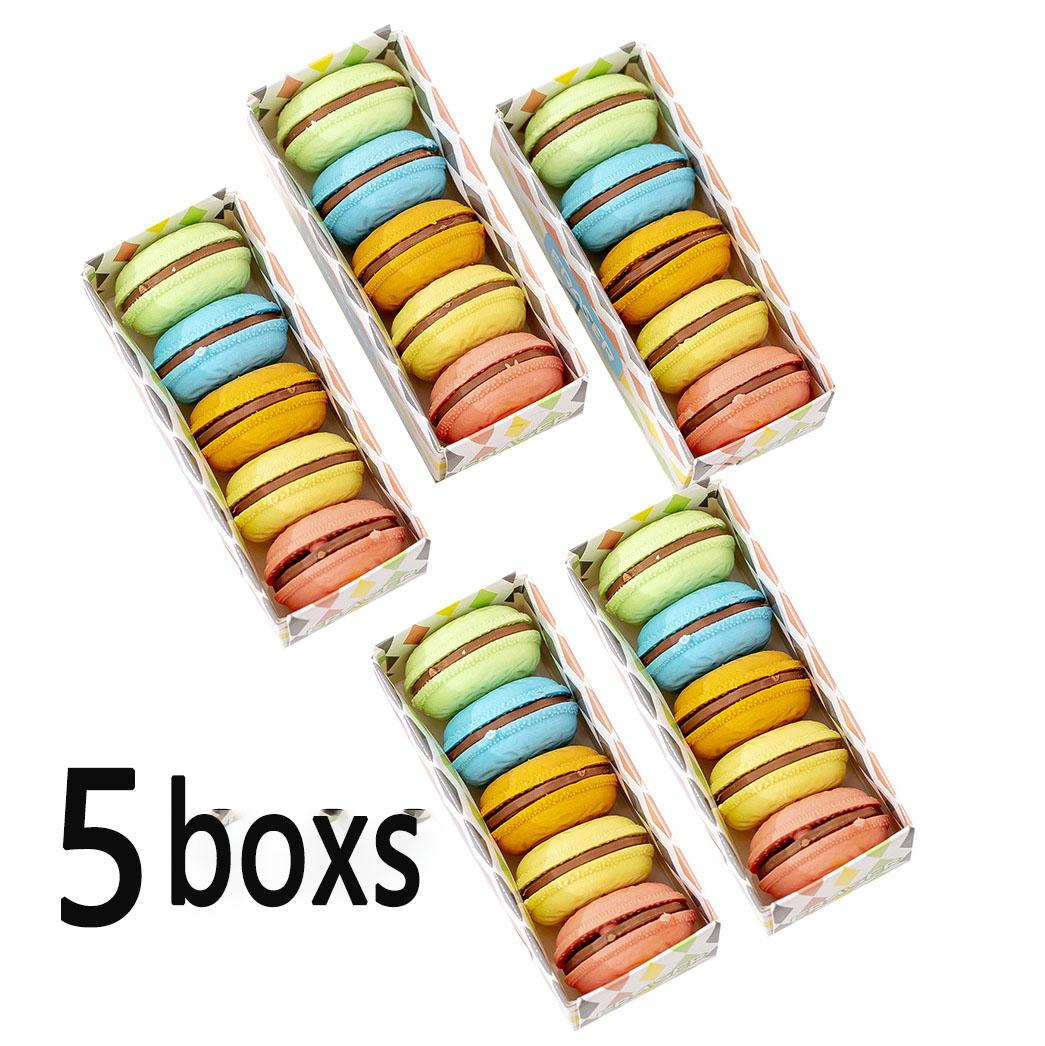 

3 комплекта/15 шт. креативные цветные ластики для печенья-сэндвича Macaron, креативные милые ластики для начальной школы, приз на фестивале начальной школы, креативные канцелярские принадлежности 5boxs