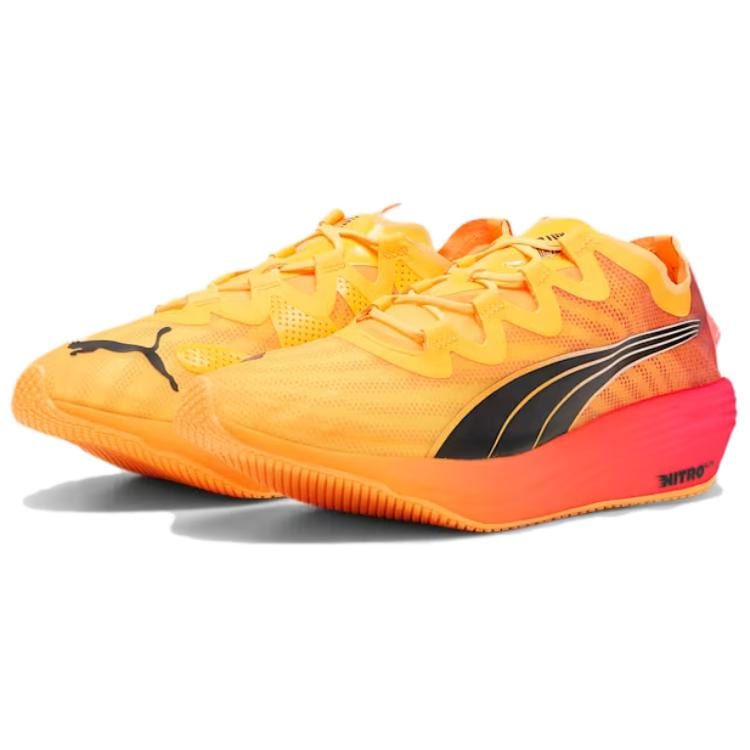Puma Fast FWD Nitro Elite Slip Resistant And Breathable Low Top Casual Running Shoes Men's Yellow 310623-01