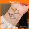Love Heart Jewelry Bracelet With Gold Plating For Women Gift Giving