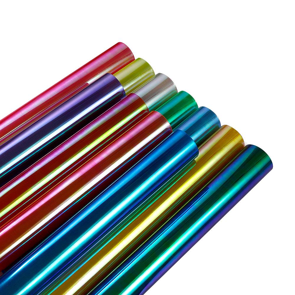 30cm*150cm Car Headlight Fog Light Taillight Tint Reflective Chameleon Vinyl Films Sheet Auto Lamp Light Sticker Car Accessories