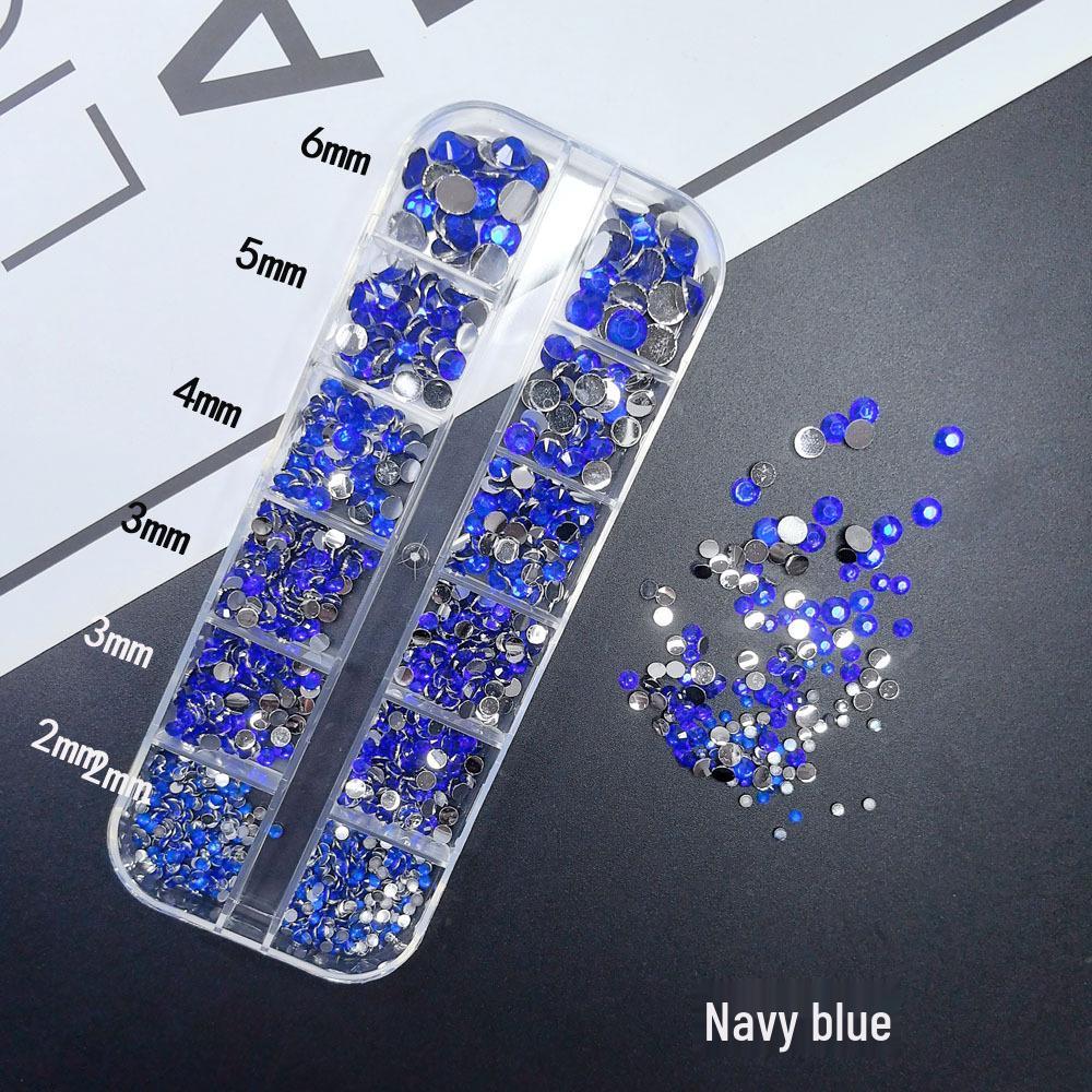 

Разноцветные розовые и белые стразы круглой формы с плоским дном - Смешанные размеры, Супер блестящие украшения для нейл-арта