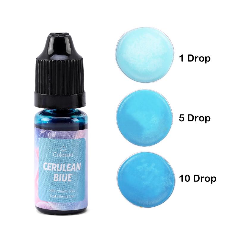 18 Colors 10ml Liquid Dye Candle Resin Pigment Colorant Resin Soy Wax Dye for DIY Candle Soap UV Epoxy Resin Mold Crafts Making