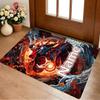Personalized Name Superhero Power Living Room Non-Slip Area Rug Soft Carpet for Bedroom Playroom Sofa Office Home Decor Doormat