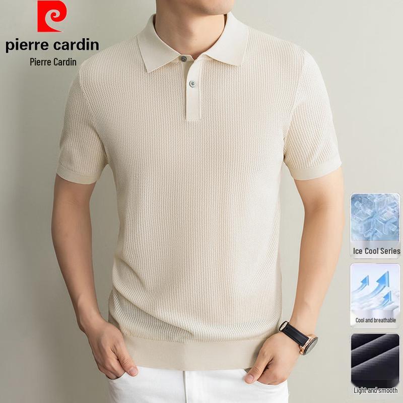 

Pierre Cardin Men s Silk Blend Polo T-Shirt 54/120