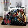 Cartoon T-Transformers Autobots Soft Flannel Blanket for Beds Bedroom Sofa Picnic,Throw Blanket for Cover Outdoor Leisure Gift