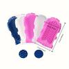 Body Exfoliating Massage Glove Bath Towel Silicone Bath Brush Skin Clean Silicone Bath Brushes Shower Gloves Scrub Remover