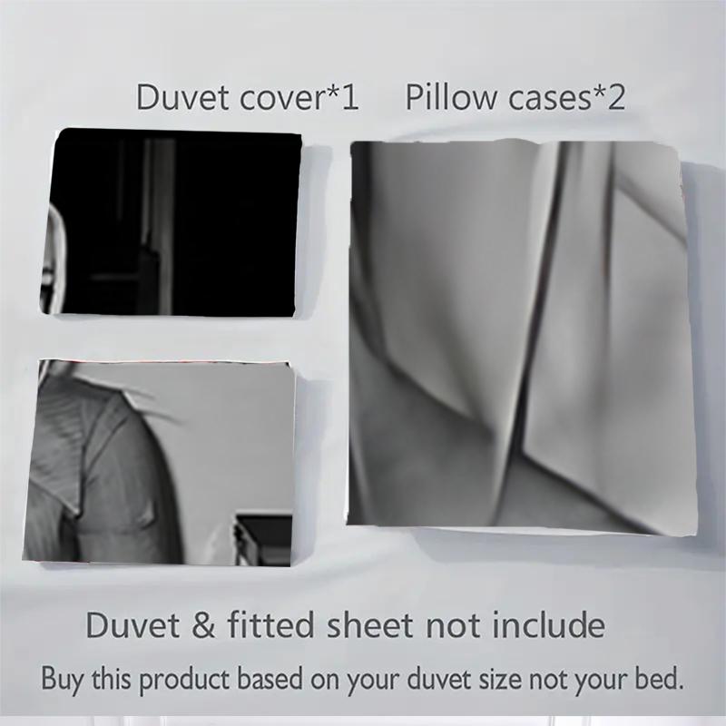 3Pcs Silent Treatment Bedding Sets For All Sizes New 3D Printed Bed Cover Comforter Duvet Cover Pillowcase Bedroom Decoration