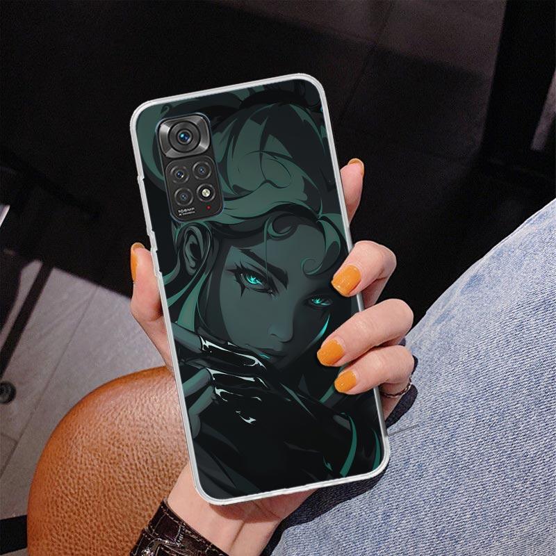 Valorant Game Cool Phone Case For Xiaomi Redmi Note 15 14 13 12S 12 11 Pro Plus 14S 11S 11E 10 10S 11T 5G Personalized Cover Red
