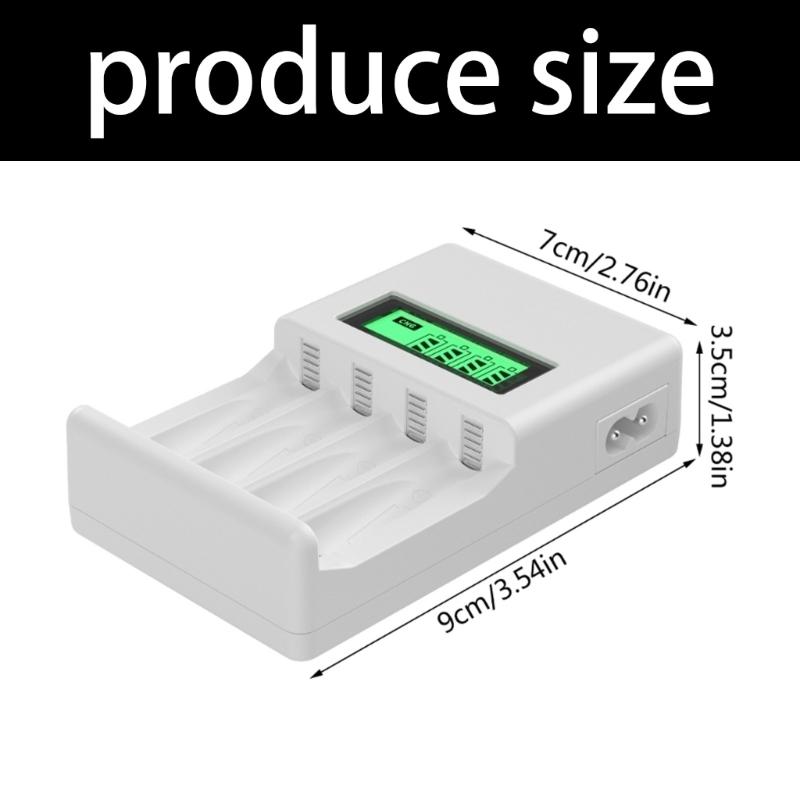 Intelligent Battery Four Bay Battery Charging up to 1000mA For 2A Multiple Cell Type Battery Power Supply