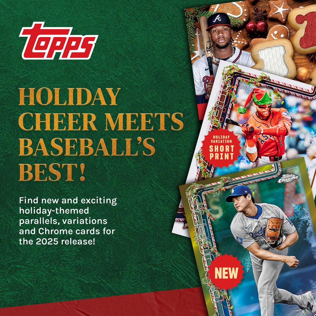 MLB 2025 TOPPS HOLIDAY BASEBALL MEGA BOX