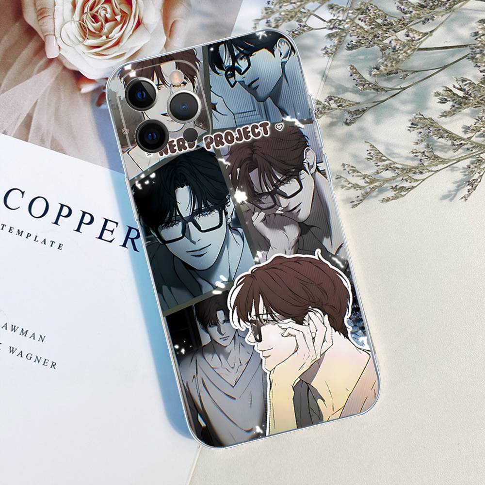 Nerd Project Bl Anime For iPhone 17 16 15 14 13 12 Mini 11 Pro Max Transparent Case
