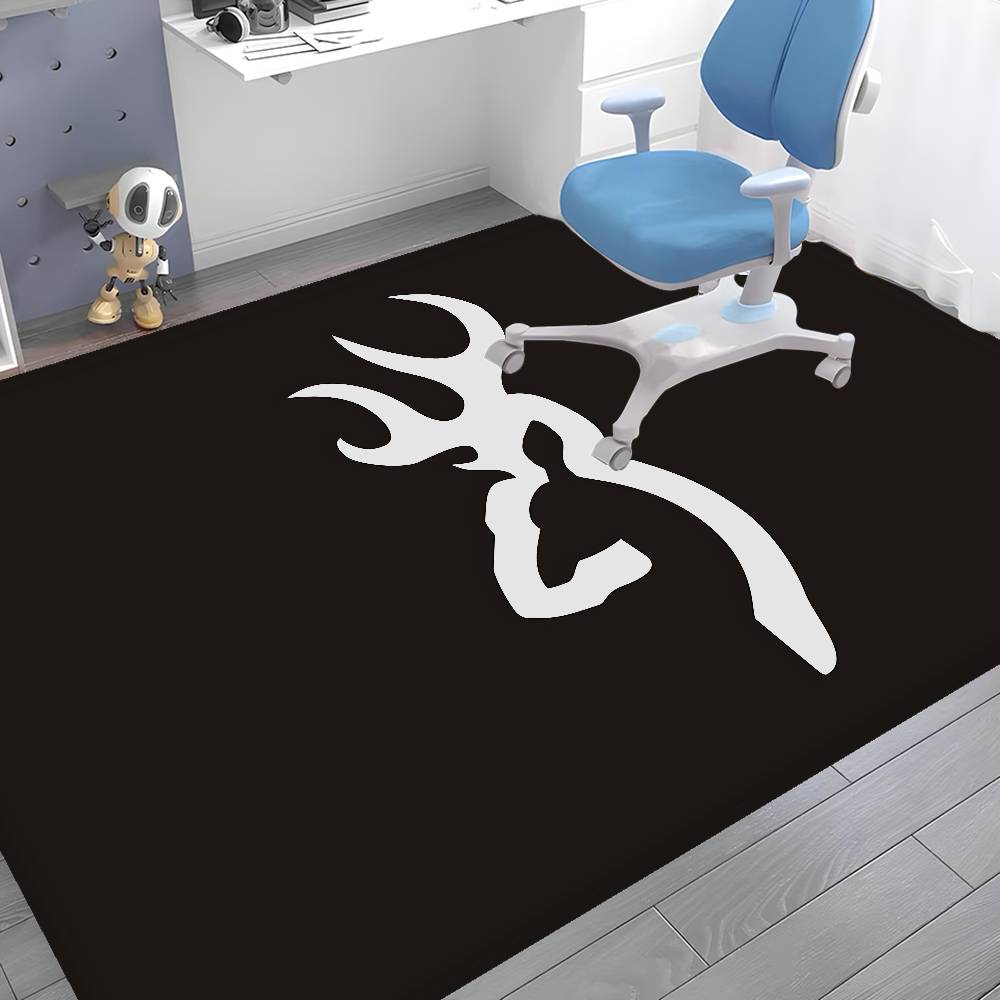 B-Browning Logo Kitchen Mat Kids Room Bedroom Decoration Balcony Anti-Slip Doormat Living Room Alfombra