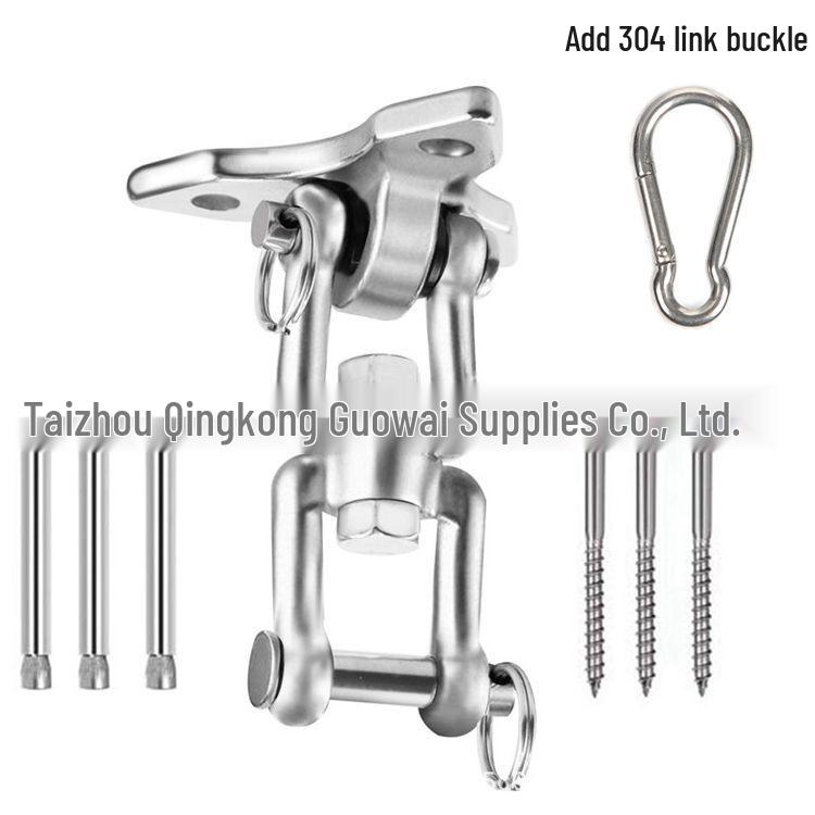 360° Rotating Stainless Steel Swing Hook for Outdoor Hammock or Swing Chair