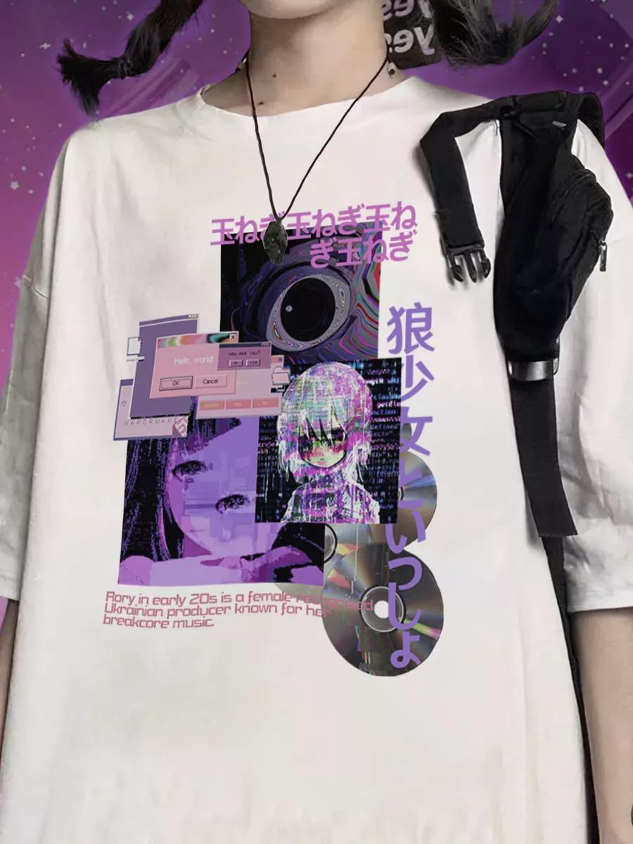 Basic & oversized glitch-style T-shirt 4XL