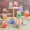 Cartoon Cute Labubu Quicksand Ornaments Car Ornaments DIY Home Decoration Gifts