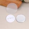 200PCS Badge Transparent Badge Film Premium PET Curcle Badge Protective Film Light Portable Badge Button Film Round Badge Button