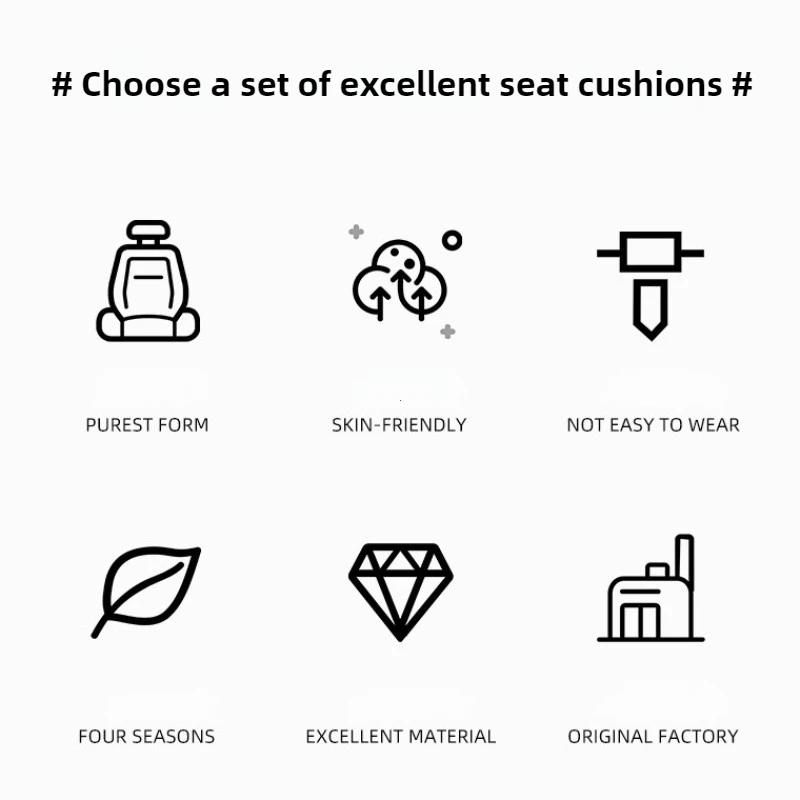 Universal Waist Line Design Cushion AUTO Universal Size Fit for Car Suv Truck Van Accessories Interior Seat Covers Full Set