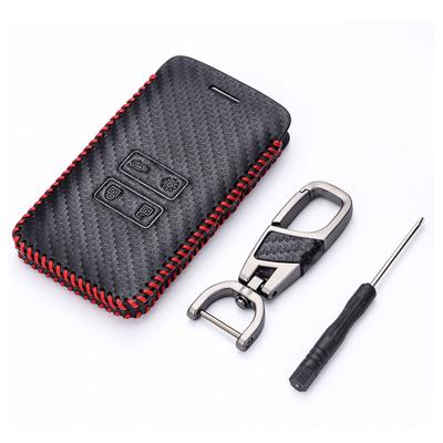Deri Anahtarlık Kapak Kılıf Tutucu Renault Talisman Captur Espace Clio Megane Koleos Scenic 4 Kart Uzaktan Karbon Fiber
