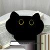 Plush Black Cat Pencil Case: Large Capacity Stationery & Cosmetic Bag