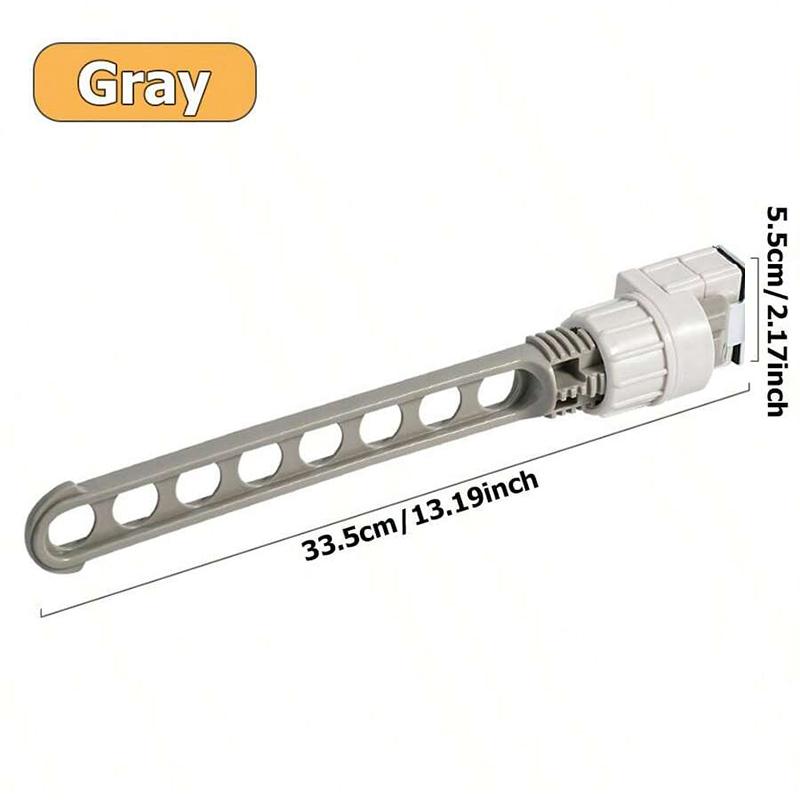 5/8pcs Hangers 8Holes Clothesline Plastic Hanger Non-slip Stainless Steel Pants Clip Portable Household Essentials Dormitory TMZ