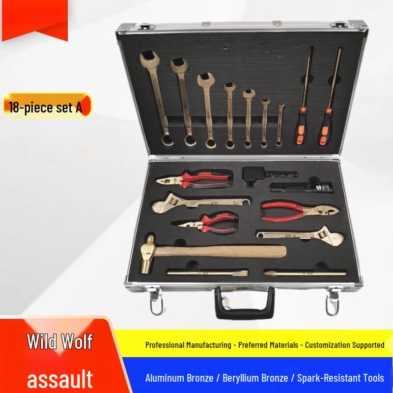 Wolf Commando Non-Magnetic Explosion-Proof Tool Set