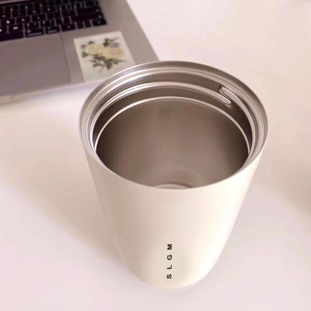 340ML Kaffeetasse Edelstahl Thermosflasche Heiß Kalt Trinkbecher Vakuumflaschen Tragbarer Isolierbecher Tumbler Reisebecher