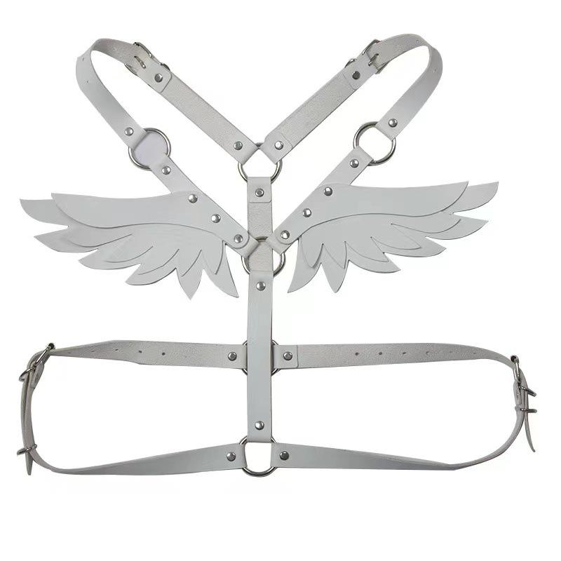 Leather Angel Wings Shoulder & Waist Strap Set for Women