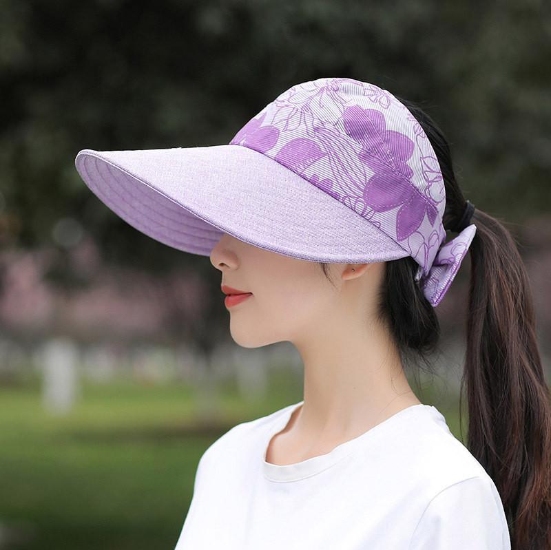 Sun Protection Wide Brim Sun Hat For Women With Foldable Design For Beach And Outdoor Travel