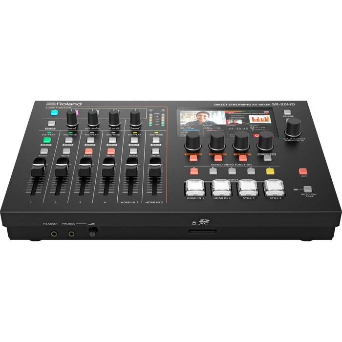 Roland SR-20HD Streaming AV Mixer — Direct Live Streaming, Auto-Mixing/Switching