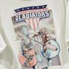 Tričko American Gladiators Retro Vintage Styl Vysoce Kvalitní Grafický Potisk DTG