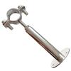 Adjustable 304 Stainless Steel Pipe Bracket Clamp for 110-150 Range Water or Gas Pipes