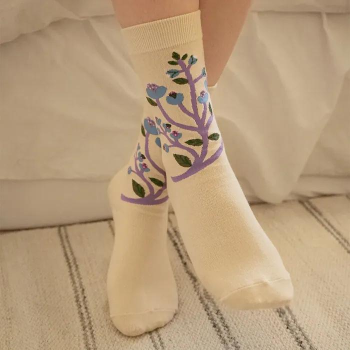 [Socks] Leftover Flower / Monika Forsberg