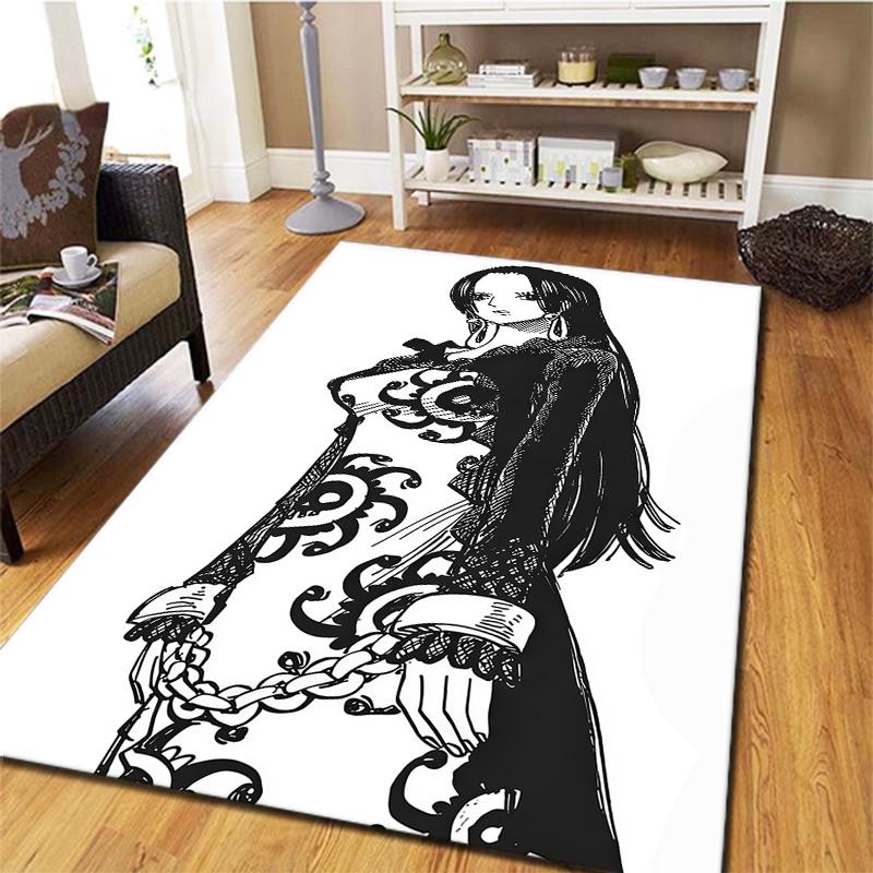 One Piece Boa Hancock Carpet Rug For Living Room Bedroom Home Sofa Decoration Kids Play Nonslip Floor Mat