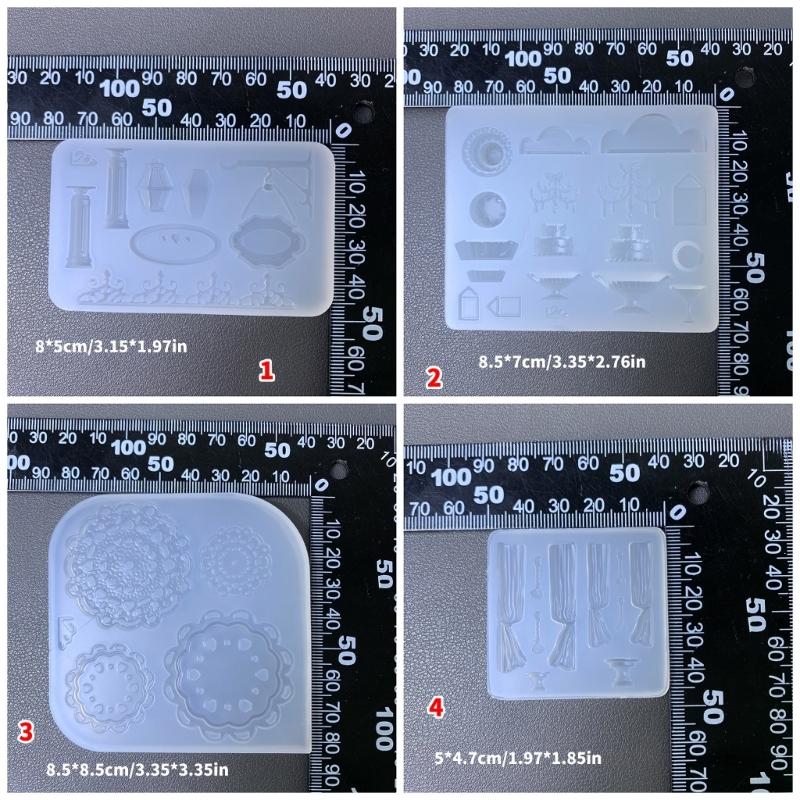 Flexible Silicone Molds Garden Accessories Shaped Epoxy Resin Mold Ornament Pendant Mould Practical Jewelry Making Tool