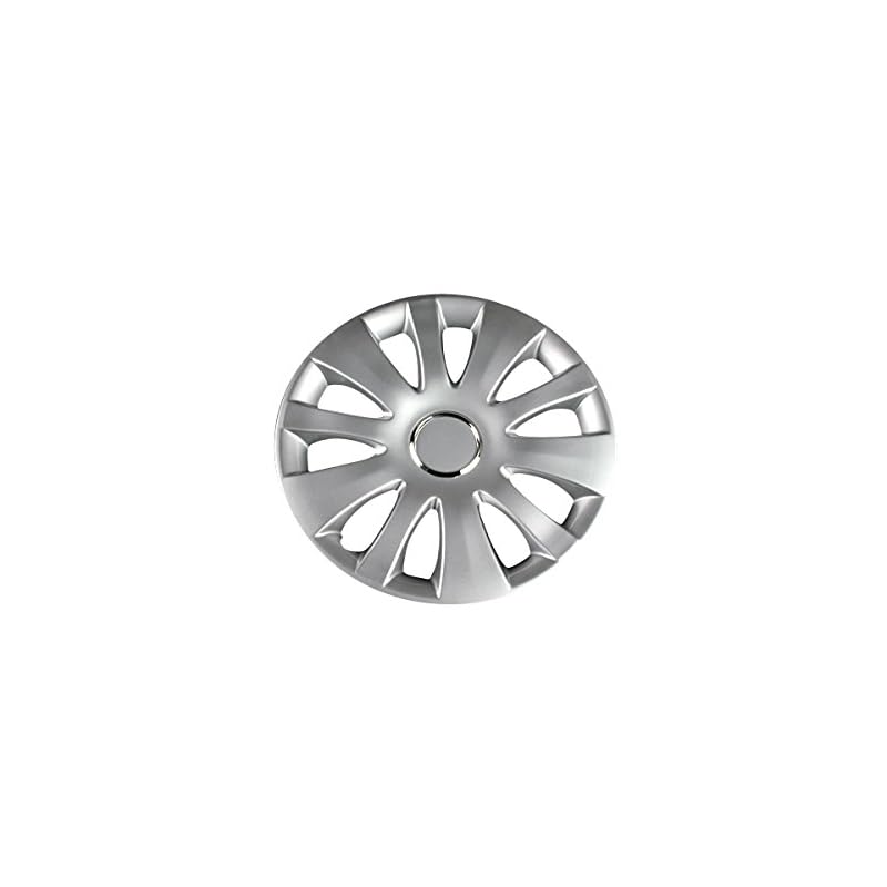viz 14-inch wheel covers T22, 4 pieces, silver, universal fit, VIZ-WJ5066B14-01