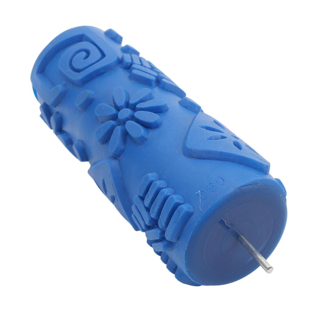 5 Inch Pattern Paint Roller Reusable Rubber Decorative Art Rollers for Wall Decoration Wooden Furnit