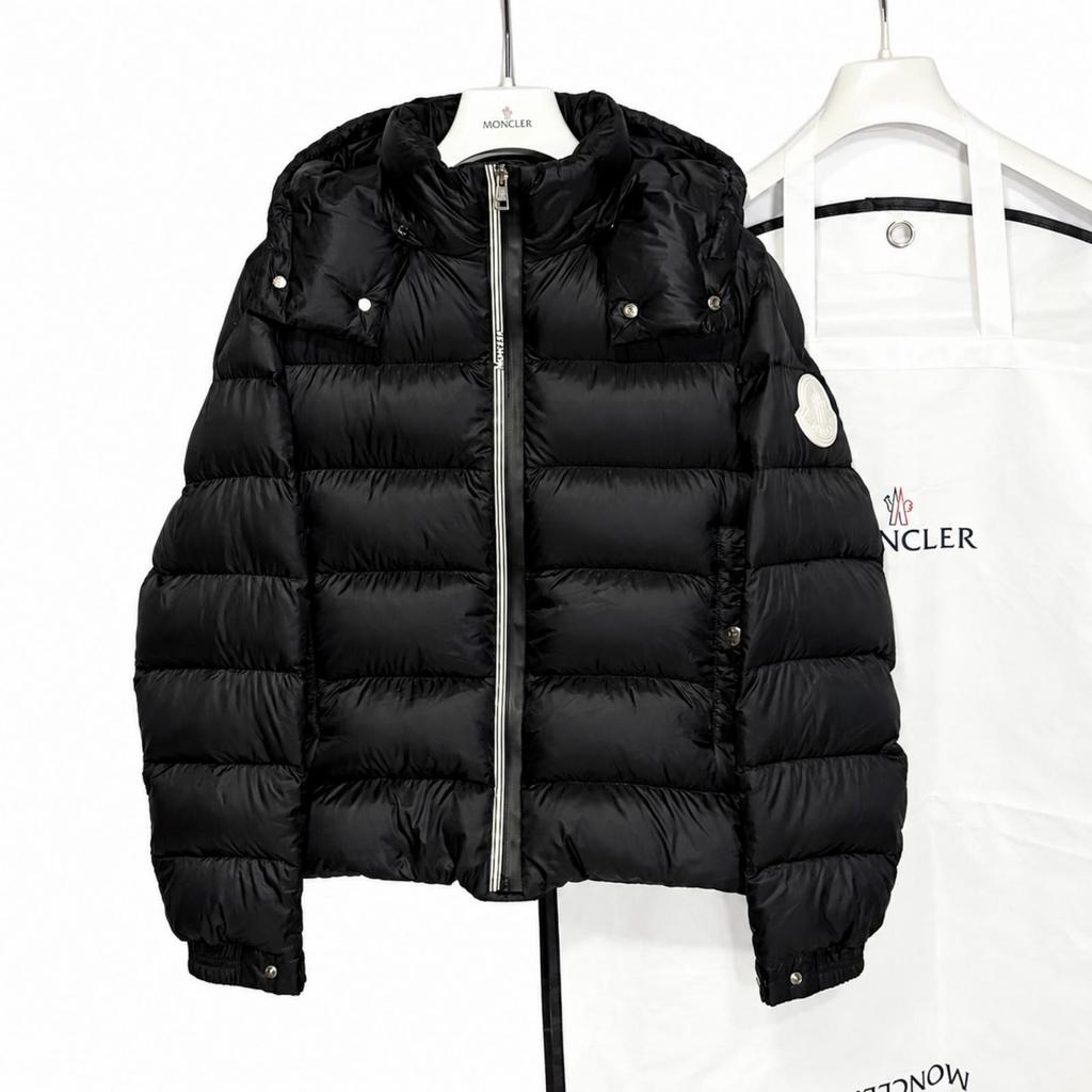 Used MONCLERDown Jacket Black/black Nylon Mens