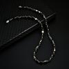 Women Men Fashion Artificial Hematite Hexagonal Prism Beads Magnetic Necklace