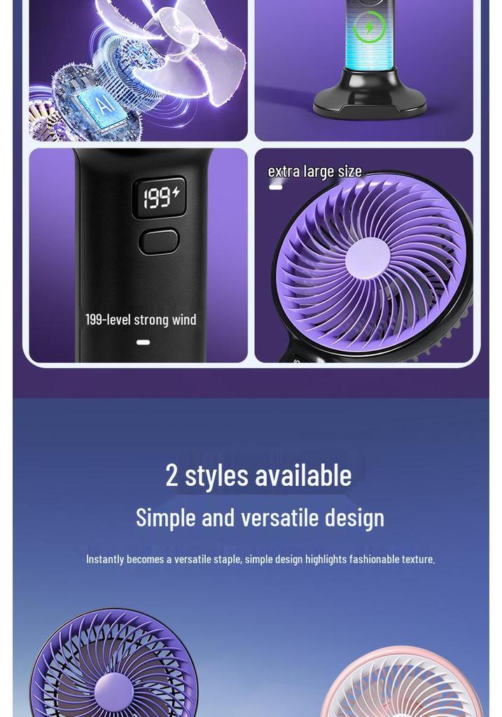 Handheld Mini Desktop Fan: Portable Summer Essential for Students and Gifts