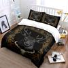 Deer, Skull, Crescent, Scrollwork. Bedding Sets Duvet Cover Sets Duvet Covers Pillowcases(1 * Duvet Cover 2 * Pillowcases Without Duvet Insert)