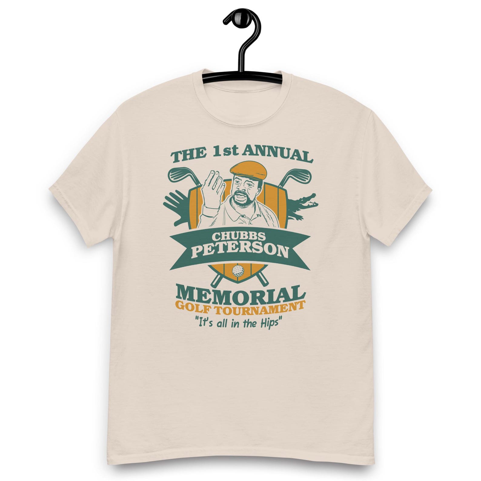 Happy Gilmore Movie - Chubbs Peterson Memorial Golf Tournament - It s all in the Hips T-shirt 2XL