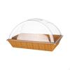 Bread Basket Food Serving with Cover Decoration Storage Tray Dessert for