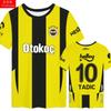 Místský Super Fenerbahce Tým Dzeko Fotbalové Tričko Pánské Dámské Fanoušci Krátký Rukáv Tričko 3D Tištěné Dětské Sportovní Tričko Oblečení